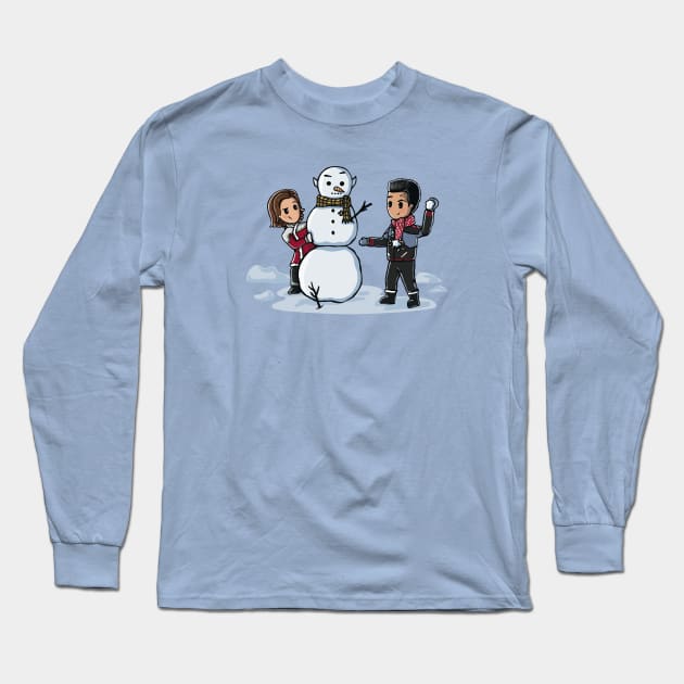 Do you want to build a snow Vulcan? Long Sleeve T-Shirt by Amalgam000